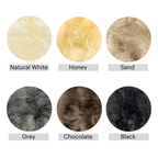 Sheepskin Seat Pads | NZ Made | Multiple Colours: Sand / Square / Long Wool