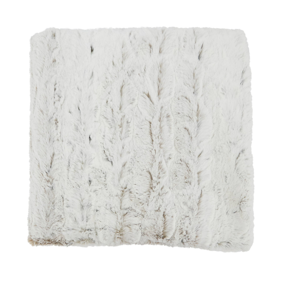 Faux Fur Throw: Natural / 50"x60"