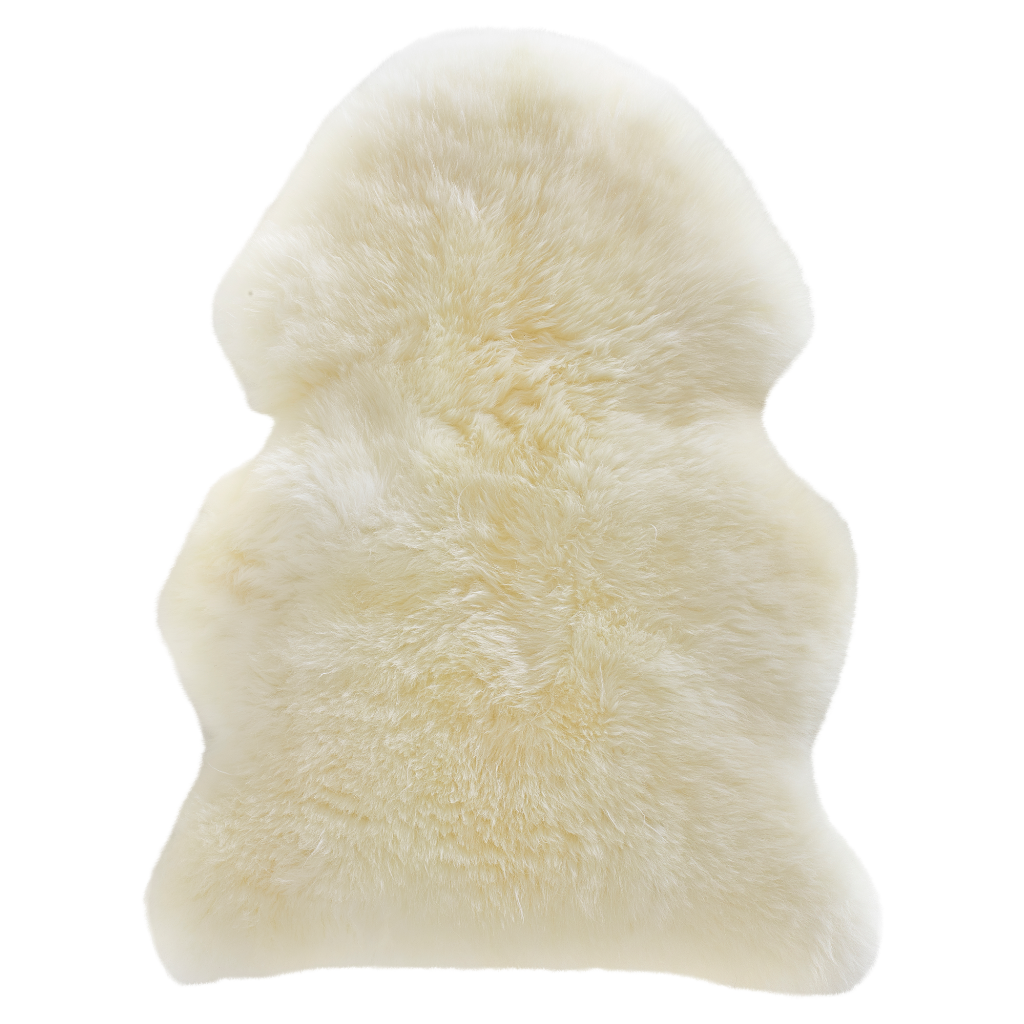 Sheepskin Rug | NZ Made | Multiple Colour | Sustainable: Natural White / Long