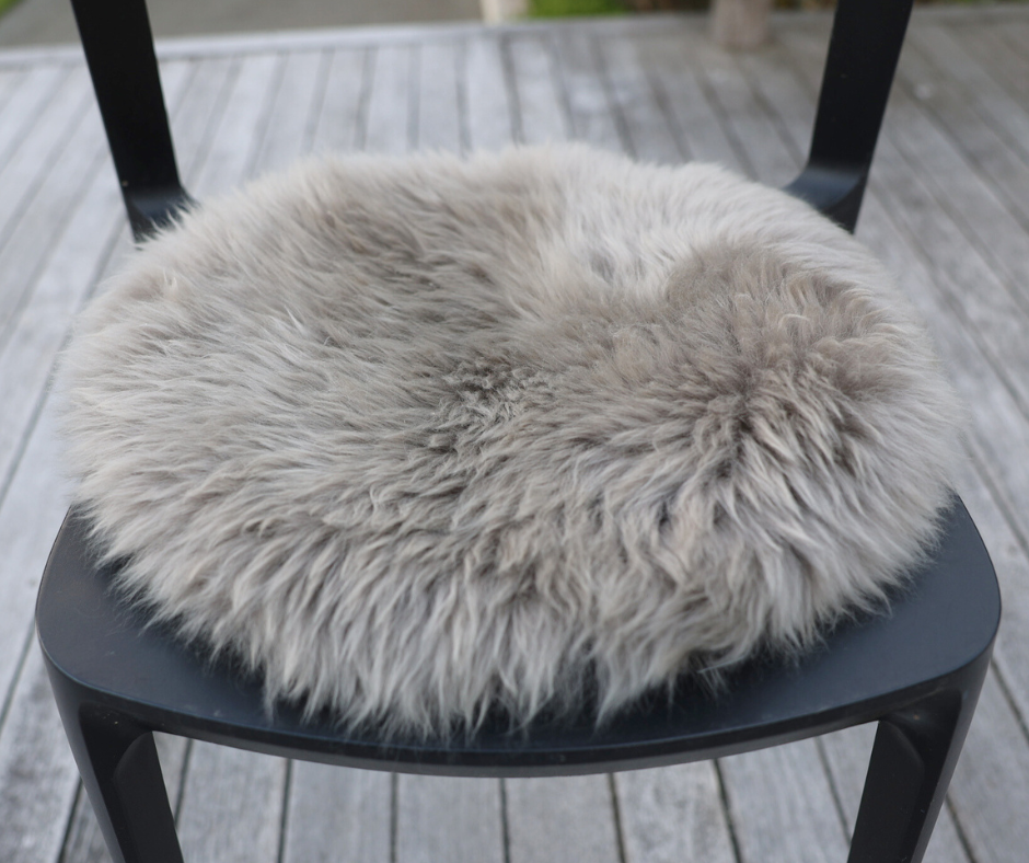 Sheepskin Seat Pads | NZ Made | Multiple Colours: Sand / Square / Long Wool