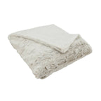 Faux Fur Throw: Natural / 50"x60"