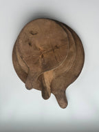 Round board with handle: Natural / Large