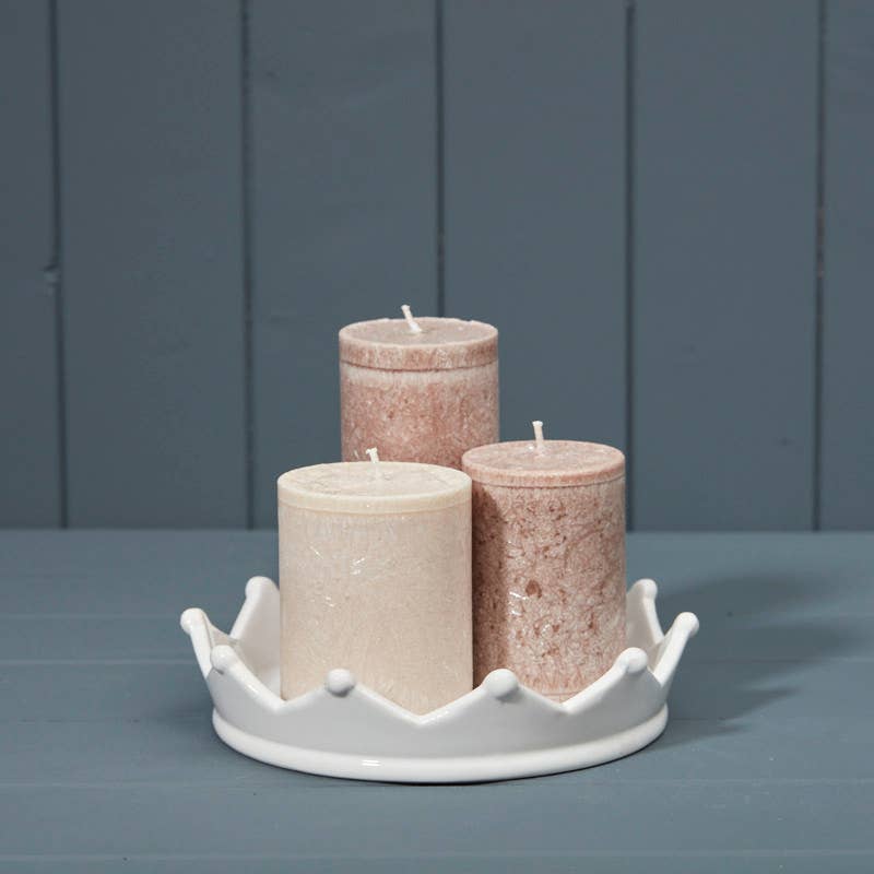 White Ceramic Crown Tray