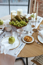 White Linen Napkin Set of 4: 20x20" / 50x50 cm